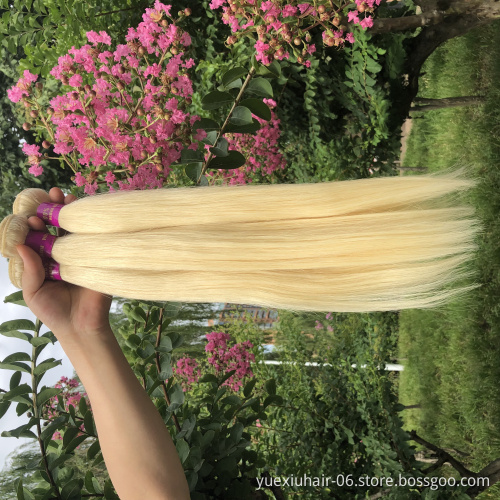 613 Blonde Russian Human Hair Extension 100% Virgin Cuticle Aligned Hair